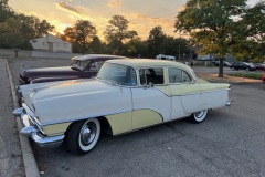 1955 Clipper Custom 4-Door Touring Sedan in Yellow and White