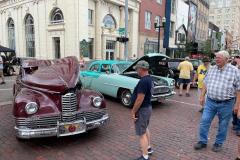 Various Packards belonging to Motor City Packards Members