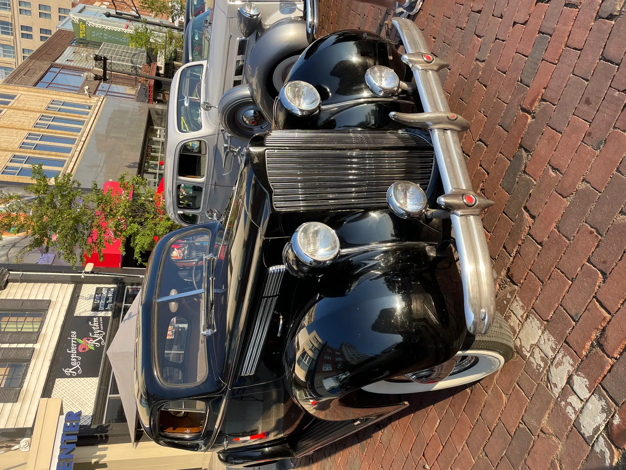 1939 Packard 120 Club Coupe in  Black, Front 3/4 View