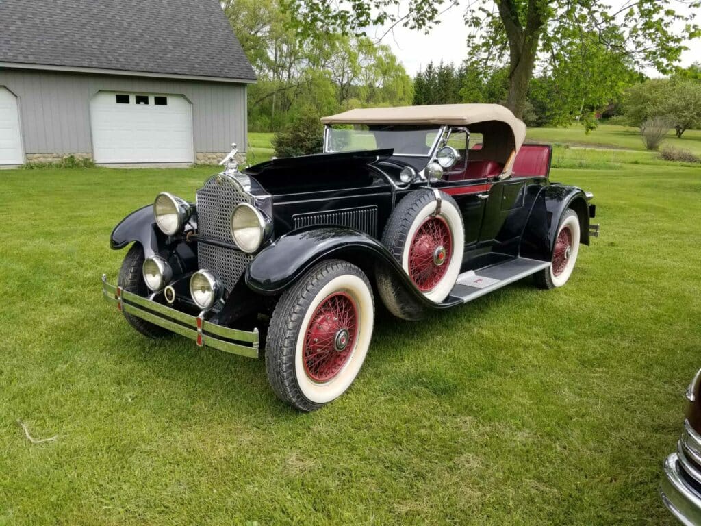 Members of Motor City Packards gathered for a Tech Session in Ann Arbor in May 2023.